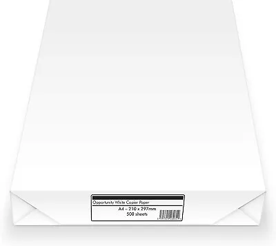Opportunity Printing Copier Printer A4 Paper 75gsm 1 Ream White 500 Sheets • £7.99