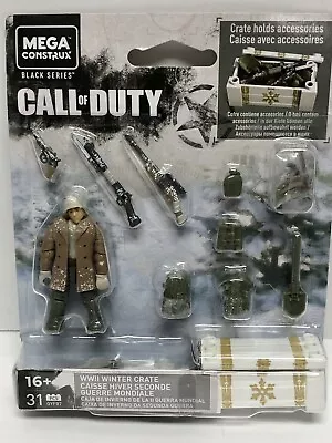 Mega Construx Black Series Call Of Duty WW2 Winter Crate (GYF87)  FREE SHIPPING • $25.26