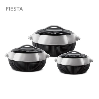 £39.99 • Buy 3Pcs Hot Pot Food Warmer Set Insulated Thermal Container Casserole Serving Dish