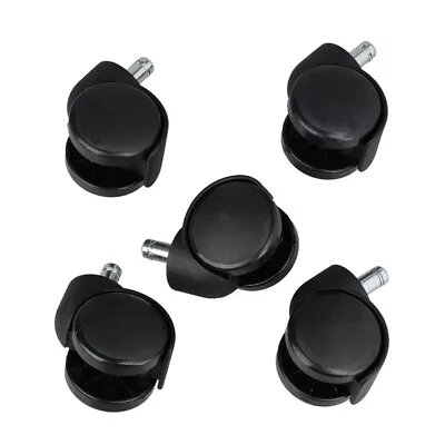 $18.89 • Buy 5 X Replacement Office Computer Chair Stem Swivel Castors Casters Wheels Bl W8B3