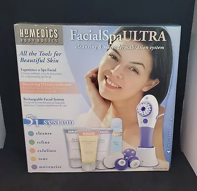 HoMEDICS  FacialSpa ULTRA  Cleansing & Microdermabrasion System NEW IN BOX • $149.99