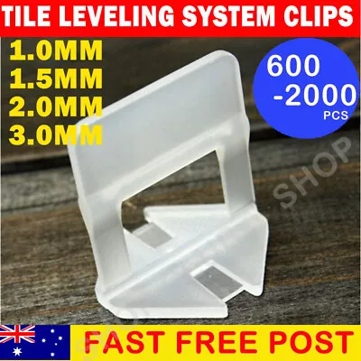 400-2000x Tile Leveling System Clips Levelling Spacer Tiling Tool Floor Wall 1.5 • $22.50