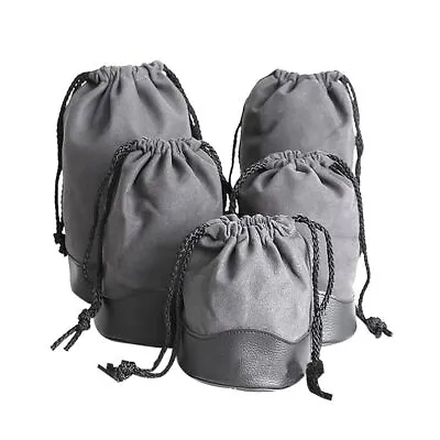 Waterproof DSLR Camera Photography Bag Drawstring Pouch Camera Bag Lens Bag • £5.37