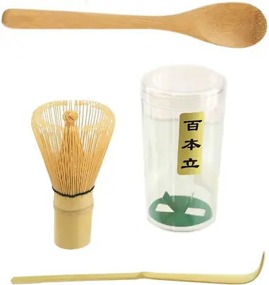 Japanbargain 4727 Matcha Whisk Set Japanese Chasen Bamboo Whisk Tea Spoon And T • $21.18