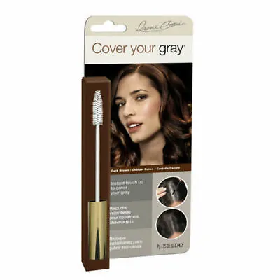 Cover Your Gray Brush-in Wand Cover Grey Colour Instantly For Unisex Hair Color • £7.99