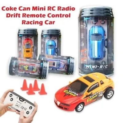 AU Fashion Toy Kids Gift Coke Can Mini RC Radio Drift Remote Control Racing Car • $25.14