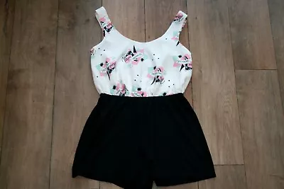 TOPSHOP Motel Playsuit SIZE 10 Shorts Jumpsuit Quirky Party Beach WORN TWICE • $12.42