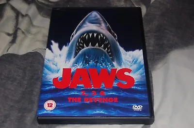 £4 • Buy JAWS BOXSET ~ JAWS 2 / JAWS 3 / JAWS THE REVENGE (DVD, Boxset, 2011)