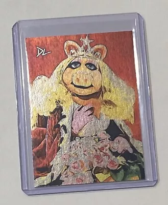 Miss Piggy Platinum Plated Limited Artist Signed “The Muppets” Trading Card 1/1 • $29.95