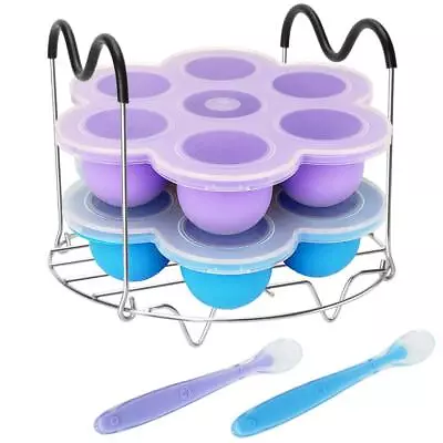 Pressure Cooker Accessories With Silicone Egg Bites Molds And Steamer Rack Tr... • $28.04