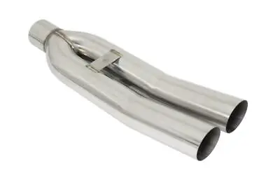 Megan Racing Universal Stainless Steel Twin Angled Blast Pipes 3  Tip 3  Inlet • $112.39