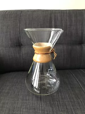 Vintage Chemex Pyrex Large Large 11 1/4” Green Stamp Embossed Carafe USA • $145