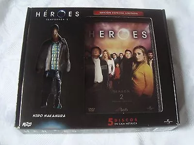 HEROES SteelBook LIMITED EDITION BOX Masi Oka Action Figure DVD Season 2  • $79.99
