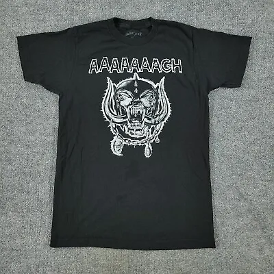 Motorhead Shirt Men Medium Black Iron Fist Rock Band Music Graphic Tee Crew Neck • $13.49