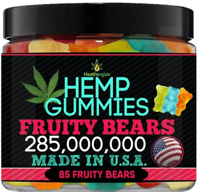 Natural Gummies Bears-Gummy Calm Sleep Stress Anxiety Pain Relax-USA MADE • $25.99