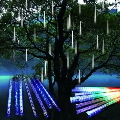 Meteor Shower Falling Star/Snow Fall LED Xmas Tree Christmas Icicle String Light • $25.95