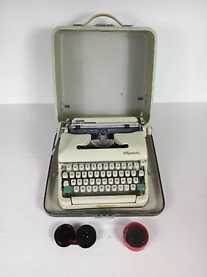 Vintage Olympia SM Portable Typewriter With Carry Case  - Great Condition • £79.99