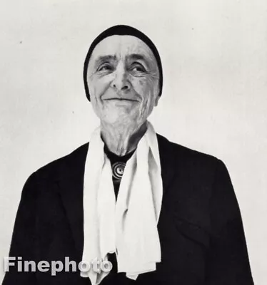 $158.14 • Buy 1958 Vintage Georgia O'Keeffe Artist Painter Model By RICHARD AVEDON Photo Art