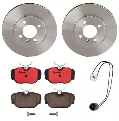 Brembo Front Brake Kit Ceramic Pads Disc Rotors 4 Lugs For BMW E30 325i 318i • $129.95