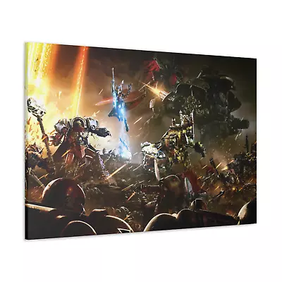 Warhammer 40K Canvas Warhammer 40000 Battle Print Wall Art Decor • £28.99