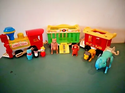 Vintage Fisher Price Little People Play Family Circus Train #991 Complete • $74.99