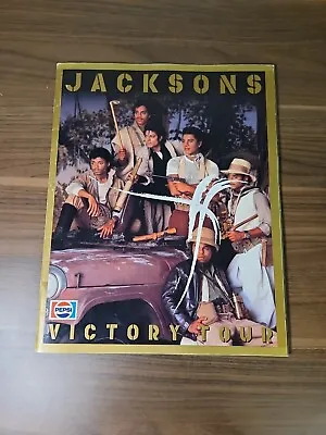 THE JACKSONS 1984 VICTORY TOUR CONCERT PROGRAM BOOK  PEPSI MICHAEL  Jackson FIVE • $19.99