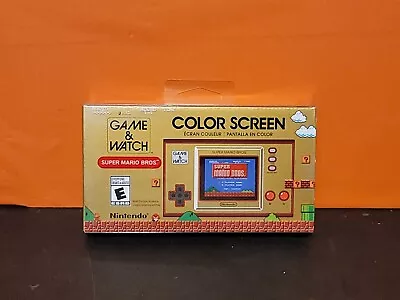 Nintendo Game And Watch Super Mario Bros Color Screen Handheld Console SM-35 NEW • $42