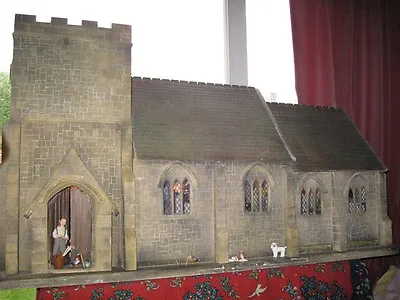 Dolls House 1/12 Scale Village Church Kit Including Extension  DHD039EX • £285