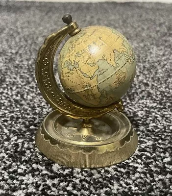 Unusual Vintage Globe Miniature Desktop  • $37.32