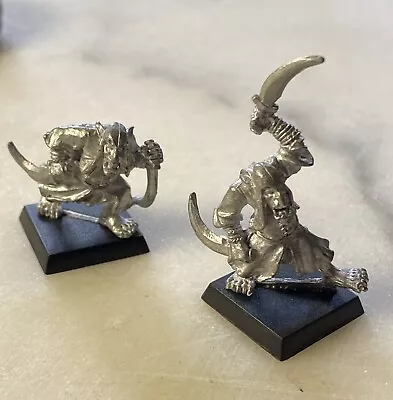 Warhammer  Chaos Dwarfs Hobgoblins Sneaky Gits 2 X Models Metal 1993 • £20