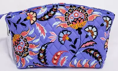 Vera Bradley Grand Travel Cosmetic Makeup Bag Mural Garden EXACT ONE NWT • $19.95