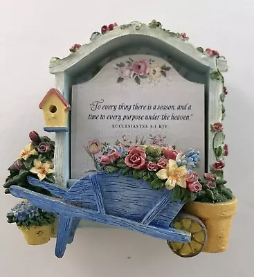 Resin Flower Cart With 28 Inspirational Cards Sierra Gift Co 5x5x3” Garden USA • $23.95