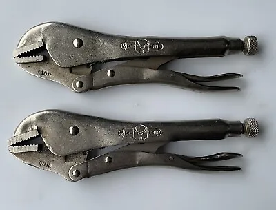 VINTAGE PETERSON 10R MFG CO VISE-GRIP LOCKING CLAMP PLIERS Lot Of 2 READ • $30.51