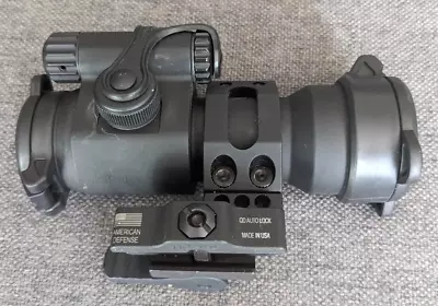 Aimpoint Comp M2 Red Dot 4MOA Dot American Defense Mount Used Black • $260