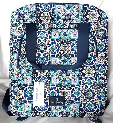 Vera Bradley LISBON MEDALLION COOL Lighten Up Cooler Tote Backpack NWT $125 • $59.04