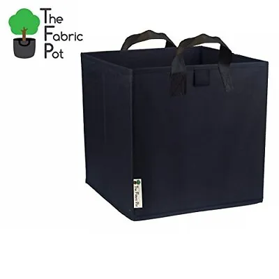 X5 Hydroponics Black Square Fabric Bag Plant Pot 5 7.5 12 15 20 25 30L Litre • £16