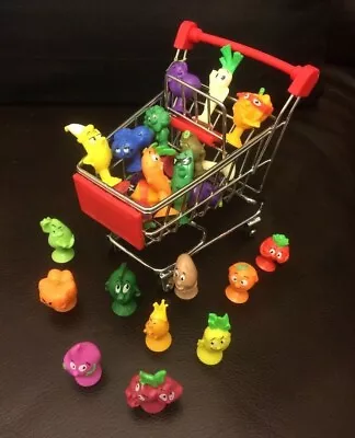 Coles Little Shop Mini Collectables ~!~ New Set Of 24 Stikeez & Mini Trolley • $29.99