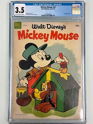 Mickey Mouse #33 Dell Publishing 1953-54 CGC 3.5 • $0.99