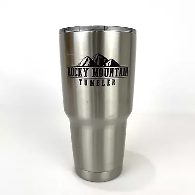 Rocky Mountain Insulated Tumbler 30 Oz Stainless Steel Travel Mug With Lid • $9.99