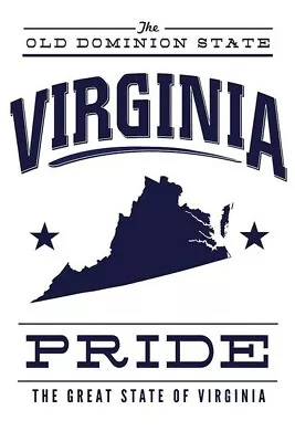 Virginia Pride Old Dominion State Lantern Press Postcard (E74) • $2.15