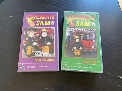 Fireman Sam VHS X2  • $10