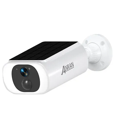 ANRAN 2K Wireless Security Camera System Solar Battery Powered Audio PIR Camera • $49.99