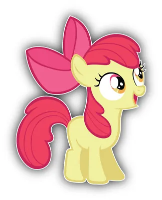 My Little Pony Cartoon Applebloom Sticker Bumper Decal - ''SIZES'' • $4.25