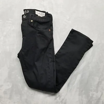 Gap Jeans Mens 32x32 Black 1969 Slim Japanese Selvedge Denim Straight Leg • $34.95