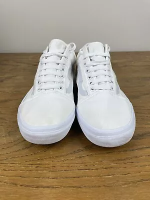$45 • Buy Vans - Old Skool Unisex Casual/Skate Shoes White US10 UK9 EUR43 28cm (E)