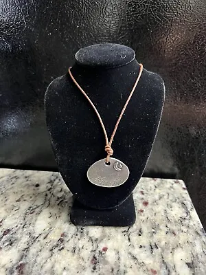 Jes Maharry Heal The Ocean Sterling And Leather Necklace • $495