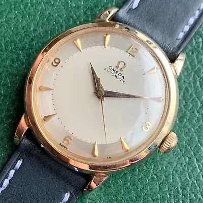 1958 Omega Ref. GX-6267 Cal. 500 Automatic 14K Gold Filled Wristwatch • $749