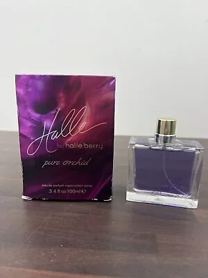 HALLE BY HALLE BERRY Pure Orchid 100ml EDP Spray. Discontinued Imperfect Box • £39.99