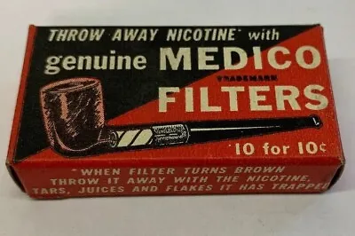 New Medico Pipe Filters 10 Pack Genuine Vintage Unused Made In USA • $6.99