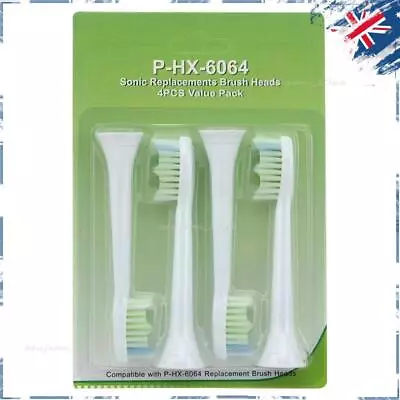 4-32X Diamond Clean Replacement Toothbrush Heads For Philips Sonicare HX6064 • $15.59
